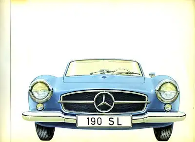 Mercedes-Benz 190 SL Prospekt 1962 f