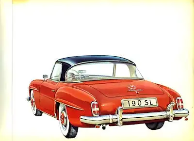 Mercedes-Benz 190 SL Prospekt 1962 f