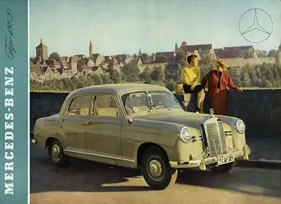 Mercedes-Benz 180 D Prospekt 1954 sp