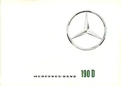 Mercedes-Benz 190 D Prospekt 1965 e