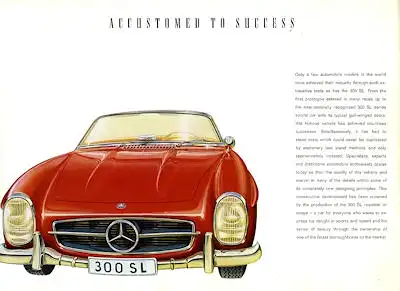 Mercedes-Benz 300 SL Prospekt 1960 e