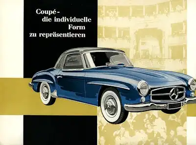 Mercedes-Benz 190 SL Prospekt ca. 1957