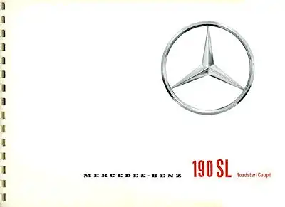 Mercedes-Benz 190 SL Prospekt 1960 f