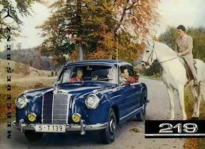 Mercedes-Benz 219 Prospekt 1958 f