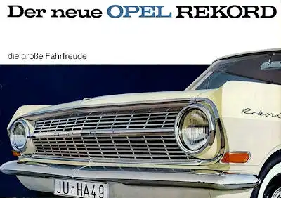 Opel Rekord A Prospekt 1963