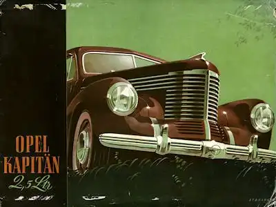 Opel Kapitän Prospekt 1950