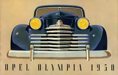 Opel Olympia Prospekt 1950