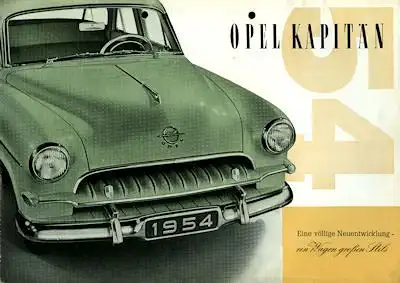 Opel Kapitän Prospekt 1954