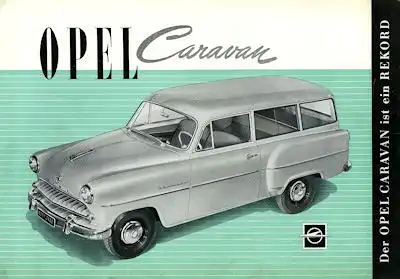 Opel Olympia Rekord Caravan Prospekt 1954