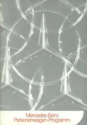 Mercedes-Benz Programm 7.1972