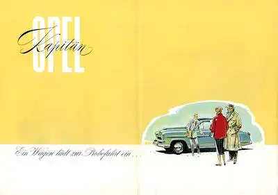Opel Kapitän Prospekt 1955