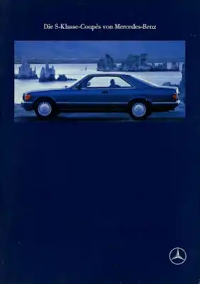 Mercedes-Benz S Klasse Coupés Prospekt 1990