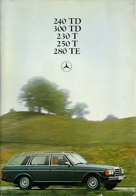 Mercedes-Benz 240 TD-280 TE Prospekt 8.1977