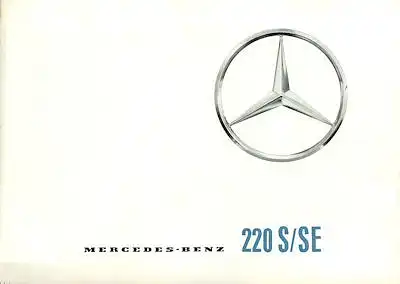Mercedes-Benz 220 S/SE Prospekt 7.1961
