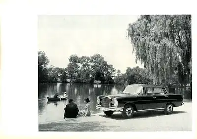 Mercedes-Benz 220 S/SE Prospekt 7.1961