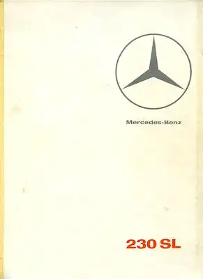 Mercedes-Benz 230 SL Prospekt 12.1965