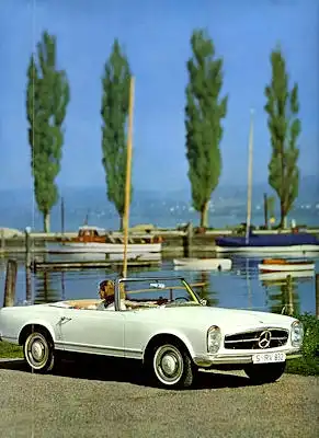 Mercedes-Benz 230 SL Prospekt 12.1965