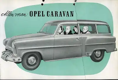 Opel Olympia Rekord Caravan Prospekt 1953