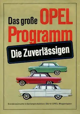 Opel Programm 9.1963