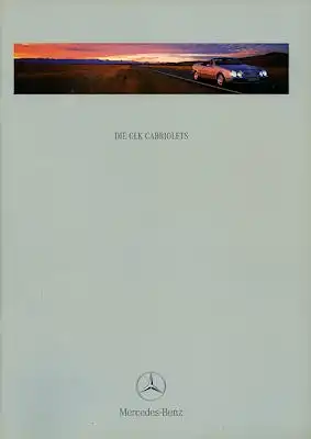 Mercedes-Benz CLK Cabriolet Prospekt 1998