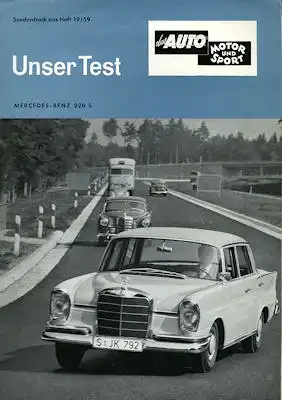 Mercedes-Benz 220 S Test 10.1959