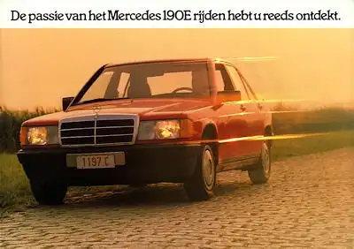 Mercedes-Benz 190 190E Prospekt 1983 nl