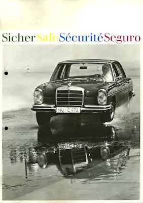 Mercedes-Benz Sicherheit Prospekt 7.1967