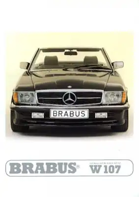 Mercedes-Benz 300 SL Brabus Prospekt ca. 1989