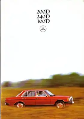 Mercedes-Benz 200 240 300 D Prospekt 6.1980