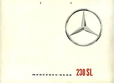 Mercedes-Benz 230 SL Prospekt 1964 e