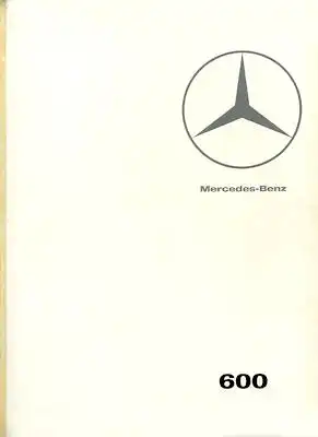 Mercedes-Benz 600 Prospekt 8.1966 f