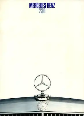 Mercedes-Benz 230 Prospekt 12.1967 e
