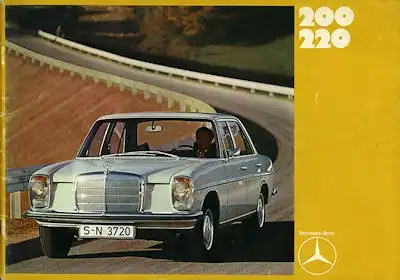 Mercedes-Benz 200 220 Prospekt 6.1970 f