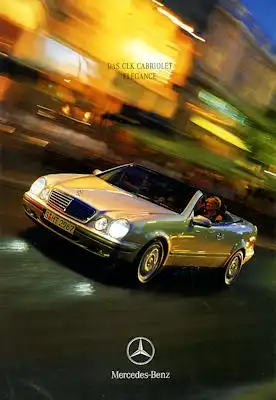 Mercedes-Benz CLK Cabriolet Elegance / Sport Prospekt 2.1998