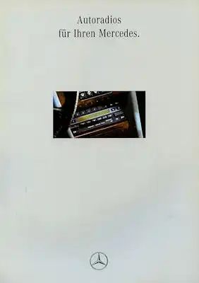 Mercedes-Benz Autoradio Prospekt 1991