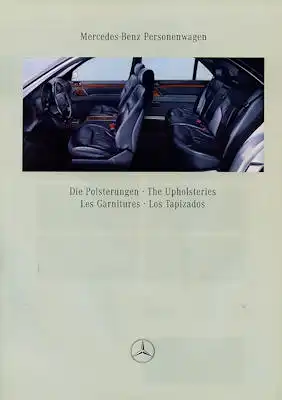 Mercedes-Benz Polsterungen Prospekt 1992