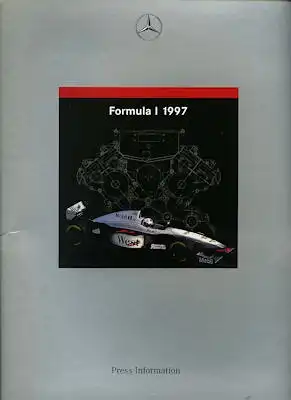 Mercedes-Benz Pressemappe Formel 1 1997