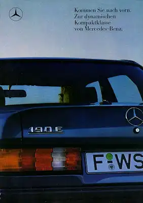 Mercedes-Benz 190 E Prospekt 1989