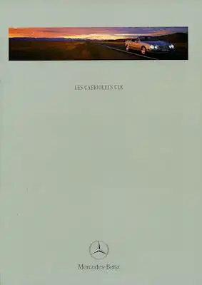 Mercedes-Benz CLK Cabriolet Prospekt 1999 f