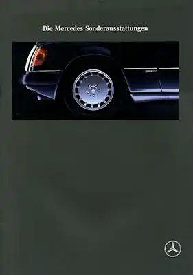Mercedes-Benz Sonderausstattung Prospekt 1991