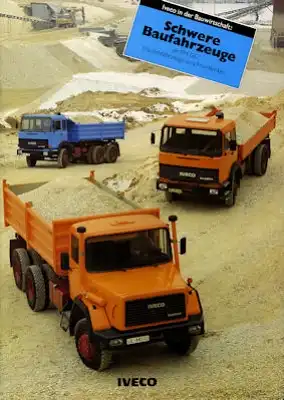 Iveco Schwere Baufahrzeuge Prospekt 1983