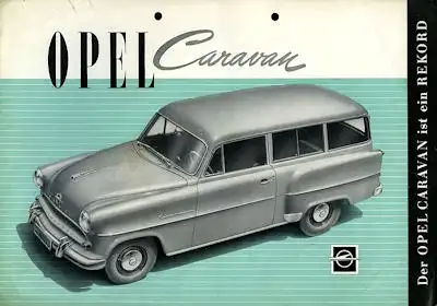 Opel Olympia Rekord Caravan Prospekt 1954