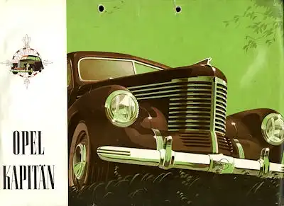 Opel Kapitän Prospekt 1950