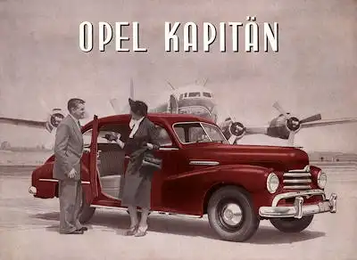 Opel Kapitän Prospekt ca. 1951 f