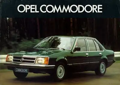Opel Commodore Prospekt ca. 1978 nl