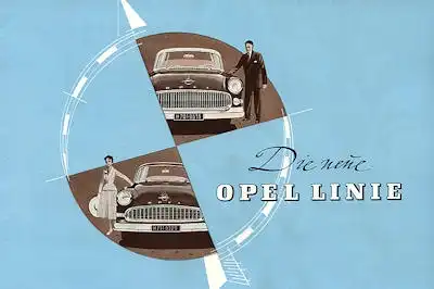 Die neue Opel Linie Prospekt ca. 1956