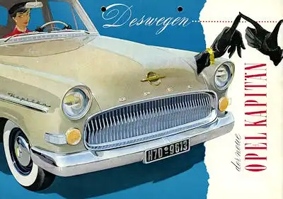 Opel Kapitän Prospekt 1956