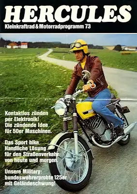 Hercules Kleinkraftrad & Motorradprogramm 1973