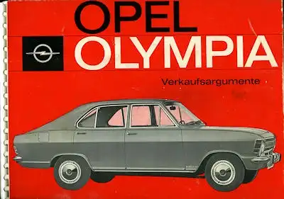 Opel Olympia Verkaufsargumente 8.1967