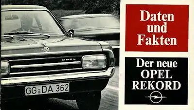 Opel Rekord C Prospekt 9.1966